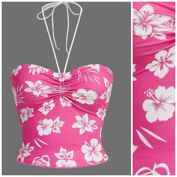 NWT- Hawaiian Halter Tube Top - Picture 6 of 6